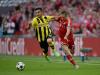Borussia Dortmund come flying out the blocks and are pressing for an early goal. Here Dortmund‘s Ilkay Gundogan skips past Munich‘s Franck Ribery
