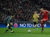 With one minute to go a free-kick is hoofed into the box from the Bayern half. Ribery beats Piszczek to it and flicks it on to Robben, who eludes Hummels and then guides a low shot expertly beyond the reach of Weidenfeller