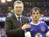 RE-UNITED? ... David Moyes (l) and Leighton Baines