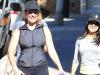 Kelly later showed off her curvy figure in workout gear as she headed for a training session
